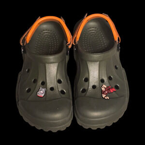 Crocs Adults Off Road Sport Clog Camo Green, Size W8 & M6